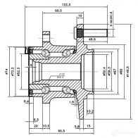 Ступица колеса ZIKMAR z89367r M5WX N5 1440239517 - Изображение 4