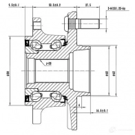 Ступица колеса ZIKMAR 1425583407 D 4RASF z89365r - Изображение 3