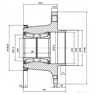 Ступица колеса ZIKMAR 1440239518 z89364r LY IBT - Изображение 5