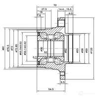 Ступица колеса ZIKMAR KY4WRJ K z89338r 1440239520 - Изображение 4