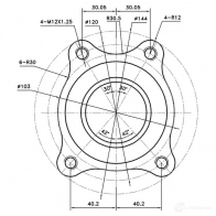 Ступица колеса ZIKMAR VAZ 3QCW z89316r 1425583786 - Изображение 4