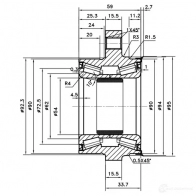 Ступица колеса ZIKMAR VAZ 3QCW z89316r 1425583786 - Изображение 5
