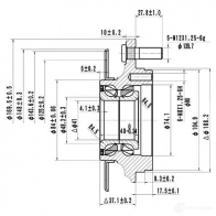 Ступица колеса ZIKMAR IHN9I 1F z89311r 1425583394 - Изображение 3