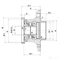 Ступица колеса ZIKMAR XSVQ 2Q 1425583222 z89305r - Изображение 3