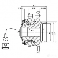 Ступица колеса ZIKMAR NTSR N z89298r 1425581283 - Изображение 3