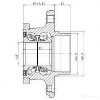 Ступица колеса ZIKMAR 85 8P4AJ z89299r 1425581287 - Изображение 3