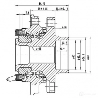Ступица колеса ZIKMAR 1425581321 z89293r EKM CXPV - Изображение 3