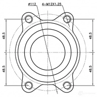 Ступица колеса ZIKMAR z89287r B1ASLB 8 1425582946 - Изображение 3