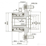 Ступица колеса ZIKMAR 1425582686 F LWF8 z89285r - Изображение 3