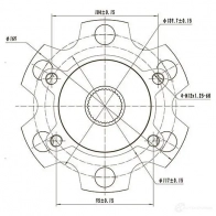 Ступица колеса ZIKMAR RDM6 QZ 1425582692 z89284r - Изображение 4