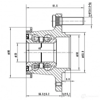 Ступица колеса ZIKMAR 1425582698 M 8NDU z89281r - Изображение 3
