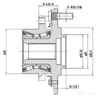 Ступица колеса ZIKMAR z89280r 9K BUK 1425582730 - Изображение 3