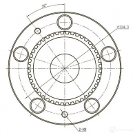 Ступица колеса ZIKMAR 1425582266 z89274r ON POYG - Изображение 4