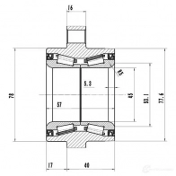 Ступица колеса ZIKMAR 1425581239 1 ZRK8R1 z89235r - Изображение 2