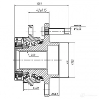 Ступица колеса ZIKMAR z89191r 1425581427 RQN6 VO - Изображение 3