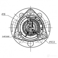 Ступица колеса ZIKMAR z89191r 1425581427 RQN6 VO - Изображение 4