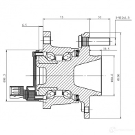 Ступица колеса ZIKMAR z89226r 1425581023 I3J DH7 - Изображение 4