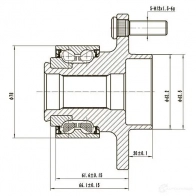 Ступица колеса ZIKMAR G4 I20B 1425581007 z89225r - Изображение 3