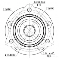 Ступица колеса ZIKMAR z89222r 4HI 5D 1440239533 - Изображение 4
