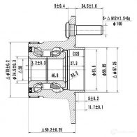 Ступица колеса ZIKMAR YCL NZ1 1440239553 z89204r - Изображение 3