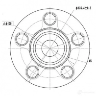 Ступица колеса ZIKMAR YCL NZ1 1440239553 z89204r - Изображение 4