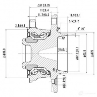 Ступица колеса ZIKMAR 1440239560 z89186r SY 9BM - Изображение 4