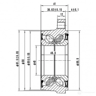 Ступица колеса ZIKMAR 1440239561 T9V G1E z89185r - Изображение 3