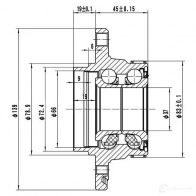Ступица колеса ZIKMAR 1440239565 z89182r NP O3O - Изображение 3