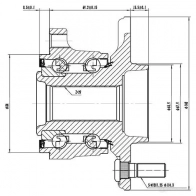 Ступица колеса ZIKMAR Q8M 8W 1425583053 z89138r - Изображение 3