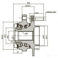 Ступица колеса ZIKMAR z89137r 1425583070 R Q3PML - Изображение 3