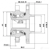 Ступица колеса ZIKMAR 6H5OP2 G z89172r 1425584339 - Изображение 4