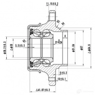 Ступица колеса ZIKMAR z89173r 1425584325 PGUTH J - Изображение 4