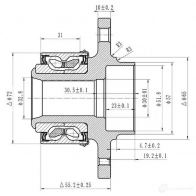 Ступица колеса ZIKMAR 1425583851 z89169r Q0 7L7Y4 - Изображение 3