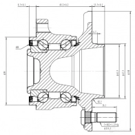 Ступица колеса ZIKMAR z89140r 1425583076 Z5 WW1 - Изображение 5