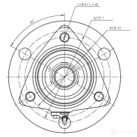 Ступица колеса ZIKMAR 7Q3 VQVA z89119r 1425583068 - Изображение 4