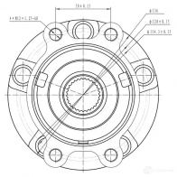 Ступица колеса ZIKMAR 1425583095 0 4XSSK z89116r - Изображение 4