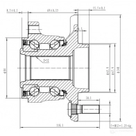 Ступица колеса ZIKMAR JC SHD z89106r 1425583015 - Изображение 4