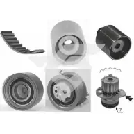 Водяной насос, помпа + комплект зубчатого ремня HUTCHINSON Audi A4 (B8) 4 2008 – 2015 DXY B5 F5AXBR KH 421WP67