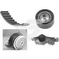 Водяной насос, помпа + комплект зубчатого ремня HUTCHINSON 5I 3FG1 L05N13 Renault Laguna (K56) 1 Универсал 2.2 dT (K569) 113 л.с. 1996 – 2001 KH 55WP42