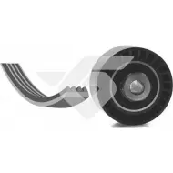 Поликлиновой ременный комплект HUTCHINSON KHV 152 Renault Kangoo (FC) 1 Фургон 1.2 (FC01. FC0A. FC0F) 58 л.с. 1997 – 2025 H8NX6 G84 5WB