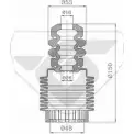 Пылезащитный комплект, амортизатор HUTCHINSON GEWKG 1987490 W4 WQZ KP032