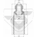 Пылезащитный комплект, амортизатор HUTCHINSON D6G 5KT XSIUM 1987516 KP058