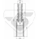 Пылезащитный комплект, амортизатор HUTCHINSON 7FHWG UA 1987520 KP062 YAMPA0