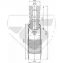 Пылезащитный комплект, амортизатор HUTCHINSON KP069 PRTRA4 QXMQ Z Fiat Tempra (159) 2 Универсал 2.0 i.e. 4x4 (159.AP) 113 л.с. 1992 – 1995