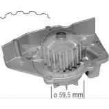 Водяной насос, помпа HUTCHINSON QJTYSL WP0027V 1988295 XTOX7A 9