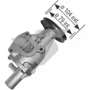 Водяной насос, помпа HUTCHINSON WP226 0A5KJ5 1988486 F986J C