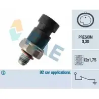 Датчик давления масла FAE 12435 434 LKV Saab 9-3 (YS3F) 2 Седан 2.0 t BioPower 200 л.с. 2009 – 2015 BQTO1FH