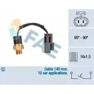 Датчик вентилятора радиатора FAE 37530 8435050606193 NGFGXS 8 1989977