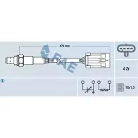 Лямбда зонд, кислородный датчик FAE Fiat Tempra 8435050619513 5DE4N H 77194