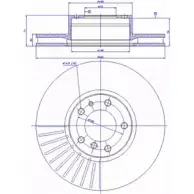 Тормозной диск CAR Bmw 8 ref. RD: 3144 142.103 ref. IB: BW 39 1V